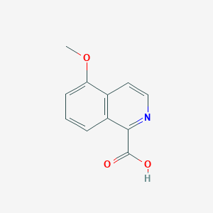 molecular formula C11H9NO3 B3176605 5-Methoxyisoquinoline-1-carboxylic acid CAS No. 99972-53-9