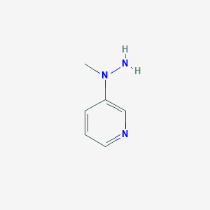 3-(1-Methylhydrazinyl)pyridine
