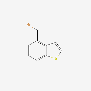 molecular formula C9H7BrS B3176627 4-(Bromomethyl)benzo[b]thiophene CAS No. 10133-19-4