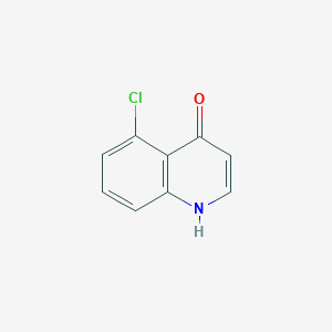 molecular formula C9H6ClNO B3176647 5-氯喹啉-4-醇 CAS No. 101774-49-6