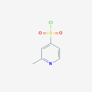 molecular formula C6H6ClNO2S B3176668 2-Methylpyridine-4-sulfonyl chloride CAS No. 1025509-77-6