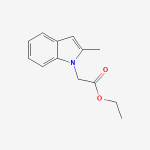 Ethyl 2-(2-methyl-1H-indol-1-yl)acetate