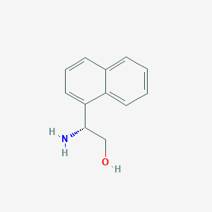 molecular formula C12H13NO B3176745 (2R)-2-Amino-2-(1-naphthyl)ethanol CAS No. 110480-83-6