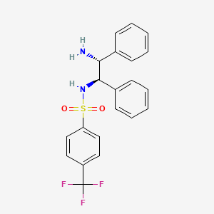 N-((1R,2R)-2-Amino-1,2-diphenylethyl)-4-(trifluoromethyl)benzenesulfonamide