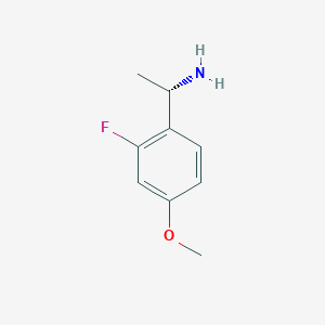 molecular formula C9H12FNO B3176790 (1S)-1-(2-Fluoro-4-methoxyphenyl)ethylamine CAS No. 1149804-63-6