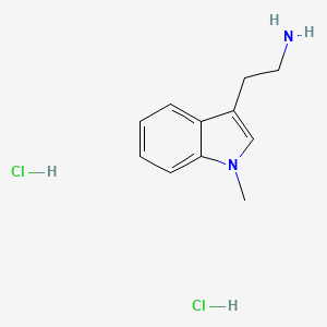 molecular formula C11H15ClN2 B3176809 2-(1-Methyl-1h-indol-3-yl)-ethylamine dihydrochloride CAS No. 1159826-19-3