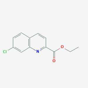 molecular formula C12H10ClNO2 B3176817 Ethyl 7-chloroquinoline-2-carboxylate CAS No. 116529-90-9