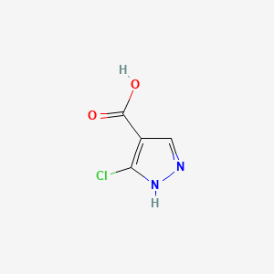 molecular formula C4H3ClN2O2 B3176858 5-Chloro-1H-pyrazole-4-carboxylic acid CAS No. 1186049-67-1