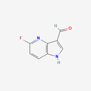 5-Fluoro-1H-pyrrolo[3,2-b]pyridine-3-carbaldehyde