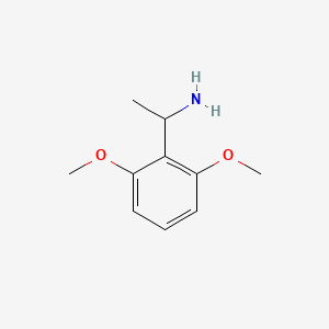 molecular formula C10H15NO2 B3176895 1-(2,6-Dimethoxyphenyl)ethanamine CAS No. 121083-00-9