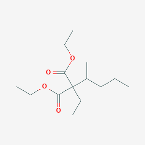 molecular formula C14H26O4 B031769 二乙基乙基(1-甲基丁基)丙二酸酯 CAS No. 76-72-2