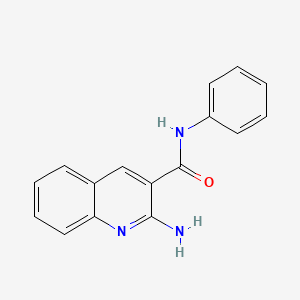2-amino-N-phenylquinoline-3-carboxamide