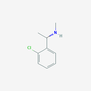 molecular formula C9H12ClN B3176943 (S)-1-(2-Chlorophenyl)-n-methylethan-1-amine CAS No. 1213925-77-9