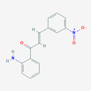 molecular formula C15H12N2O3 B3176973 2'-Amino-3-nitro-trans-chalcone CAS No. 123134-61-2
