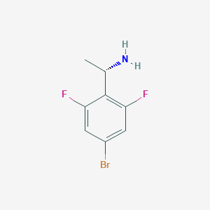 molecular formula C8H8BrF2N B3176980 (S)-1-(4-Bromo-2,6-difluorophenyl)ethanamine CAS No. 1241677-54-2