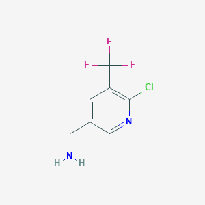 (6-Chloro-5-(trifluoromethyl)pyridin-3-YL)methanamine