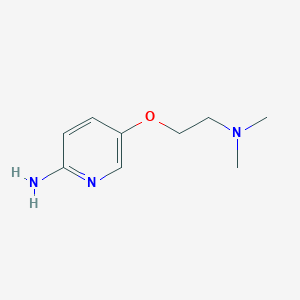 molecular formula C9H15N3O B3177028 5-(2-(Dimethylamino)ethoxy)pyridin-2-amine CAS No. 1249400-92-7