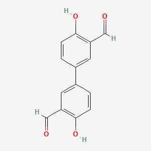 molecular formula C14H10O4 B3177030 3,3'-Diformyl-4,4'-dihydroxybiphenyl CAS No. 125366-78-1