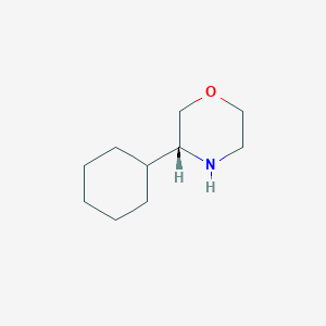 molecular formula C10H19NO B3177065 (R)-3-Cyclohexylmorpholine CAS No. 1269969-36-9