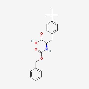 molecular formula C21H25NO4 B3177075 Cbz-4-tert-butyl-D-Phenylalanine CAS No. 1270290-73-7