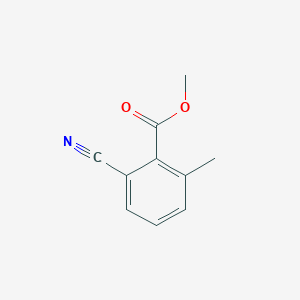 molecular formula C10H9NO2 B3177097 Methyl 2-cyano-6-methylbenzoate CAS No. 127510-98-9