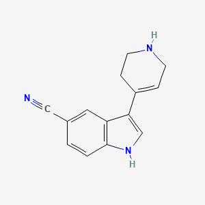3-(1,2,3,6-tetrahydropyridin-4-yl)-1H-indole-5-carbonitrile