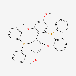molecular formula C40H36O4P2 B3177167 (R)-2,2'-双(二苯基膦基)-4,4',6,6'-四甲氧基)-1,1'-联苯 CAS No. 1365531-76-5