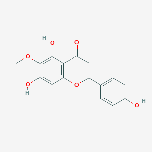 molecular formula C16H14O6 B031772 5,7,4'-三羟基-6-甲氧基黄烷酮 CAS No. 94942-49-1