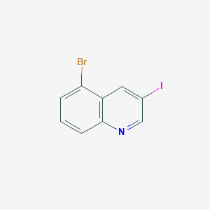 molecular formula C9H5BrIN B3177260 5-Bromo-3-iodoquinoline CAS No. 1416438-35-1