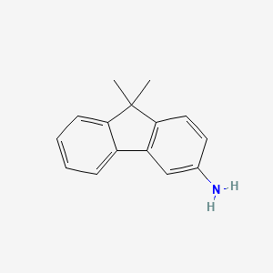 molecular formula C15H15N B3177267 3-Amino-9,9-dimethylfluorene CAS No. 1421789-14-1
