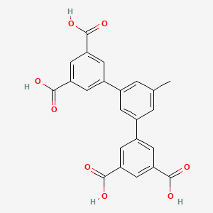molecular formula C23H16O8 B3177291 5'-Methyl-[1,1':3',1''-terphenyl]-3,3'',5,5''-tetracarboxylic acid CAS No. 1433189-28-6
