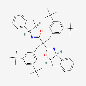 molecular formula C51H62N2O2 B3177292 (S,R)-BDTBIn-SaBOX CAS No. 1435467-29-0