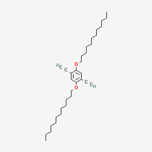 molecular formula C34H54O2 B3177352 1,4-Bis(dodecyloxy)-2,5-diethynylbenzene CAS No. 152270-00-3