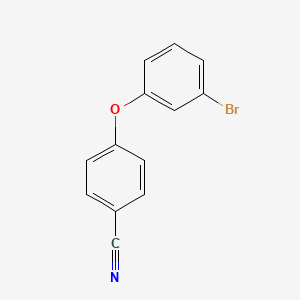 molecular formula C13H8BrNO B3177368 4-(3-Bromophenoxy)benzonitrile CAS No. 155866-71-0