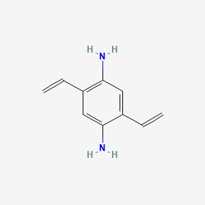 molecular formula C10H12N2 B3177441 2,5-Divinylbenzene-1,4-diamine CAS No. 1631999-89-7