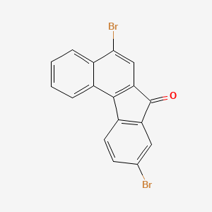 molecular formula C17H8Br2O B3177445 5,9-Dibromo-7H-benzo[c]fluoren-7-one CAS No. 1637660-36-6