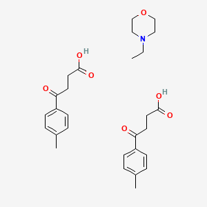 Benzenebutanoic acid, 4-methyl-gamma-oxo-, compd. with 4-ethylmorpholine (2:1)
