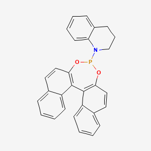 (aR)-(1,2,3,4-Tetrahydroquinoline-1-yl)phosphonous acid 1,1'-binaphthalene-2,2'-diyl ester