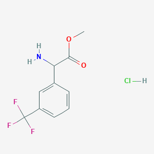 Methyl 2-amino-2-[3-(trifluoromethyl)phenyl]acetate hydrochloride