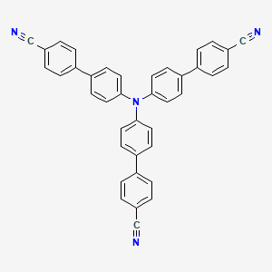 molecular formula C39H24N4 B3177510 4',4''',4'''''-Nitrilotris(([1,1'-biphenyl]-4-carbonitrile)) CAS No. 1800552-46-8