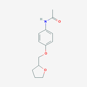 N-[4-(tetrahydro-2-furanylmethoxy)phenyl]acetamide