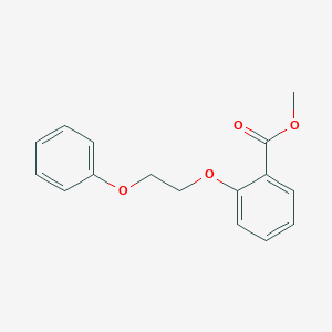 molecular formula C16H16O4 B317753 Methyl 2-(2-phenoxyethoxy)benzoate 