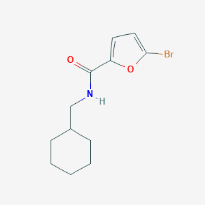 molecular formula C12H16BrNO2 B317755 5-bromo-N-(cyclohexylmethyl)furan-2-carboxamide 