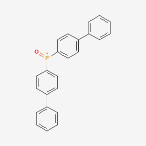 molecular formula C24H18OP+ B3177558 Bis(biphenyl-4-yl)phosphine oxide CAS No. 187344-95-2