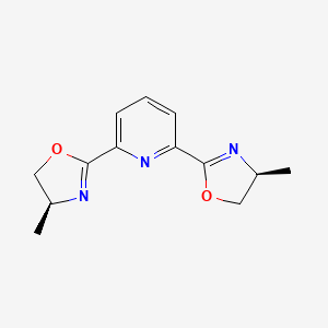 molecular formula C13H15N3O2 B3177566 2,6-双((S)-4-甲基-4,5-二氢恶唑-2-基)吡啶 CAS No. 189014-95-7