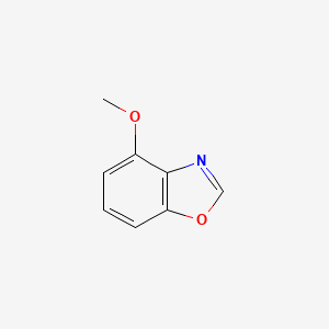 molecular formula C8H7NO2 B3177577 4-Methoxybenzo[d]oxazole CAS No. 192753-32-5
