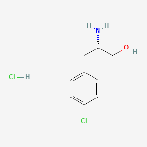 molecular formula C9H13Cl2NO B3177603 (S)-2-氨基-3-(4-氯苯基)丙醇盐酸盐 CAS No. 1956434-75-5