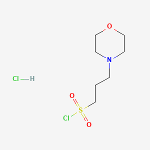 molecular formula C7H15Cl2NO3S B3177608 3-(Morpholin-4-yl)propane-1-sulfonyl chloride hydrochloride CAS No. 197891-91-1