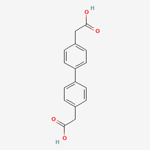 molecular formula C16H14O4 B3177613 4,4'-Biphenyldiacetic acid CAS No. 19806-14-5