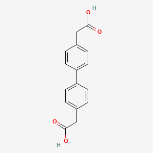 molecular formula C16H14O4 B3177613 4,4'-联苯二乙酸 CAS No. 19806-14-5